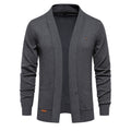 Men's Casual Vintage Style V Neck Open Front Cardigan