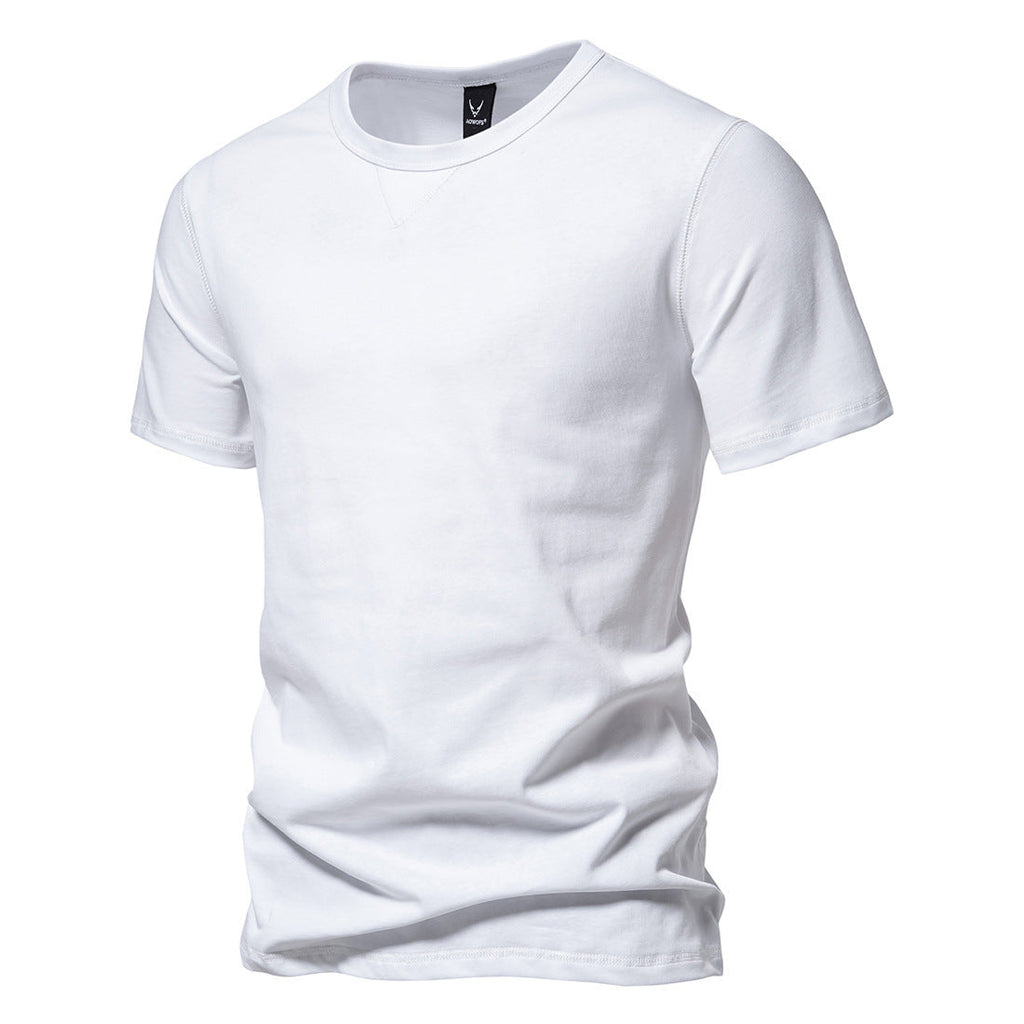 Men's Cotton Round Neck Short Sleeve T-Shirt
