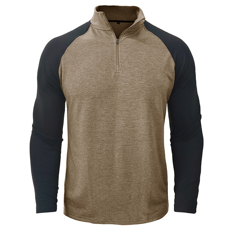 Men's Basic Casual Color Block Hoodie