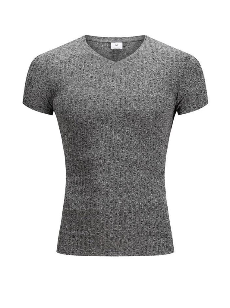 Reginald V-neck Short-sleeved T-shirt