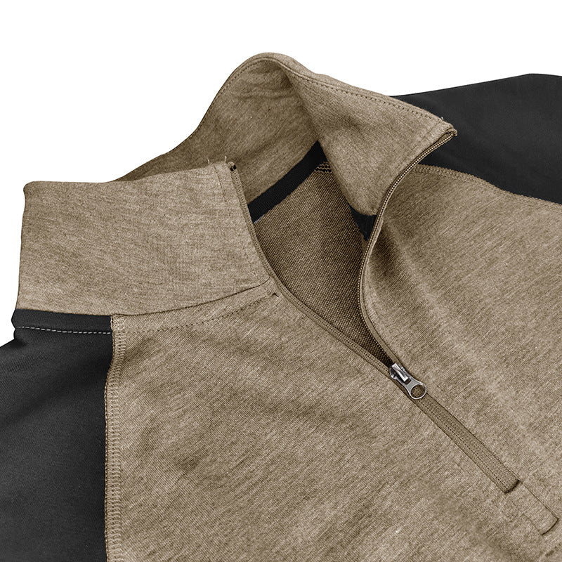 Men's Basic Casual Color Block Hoodie