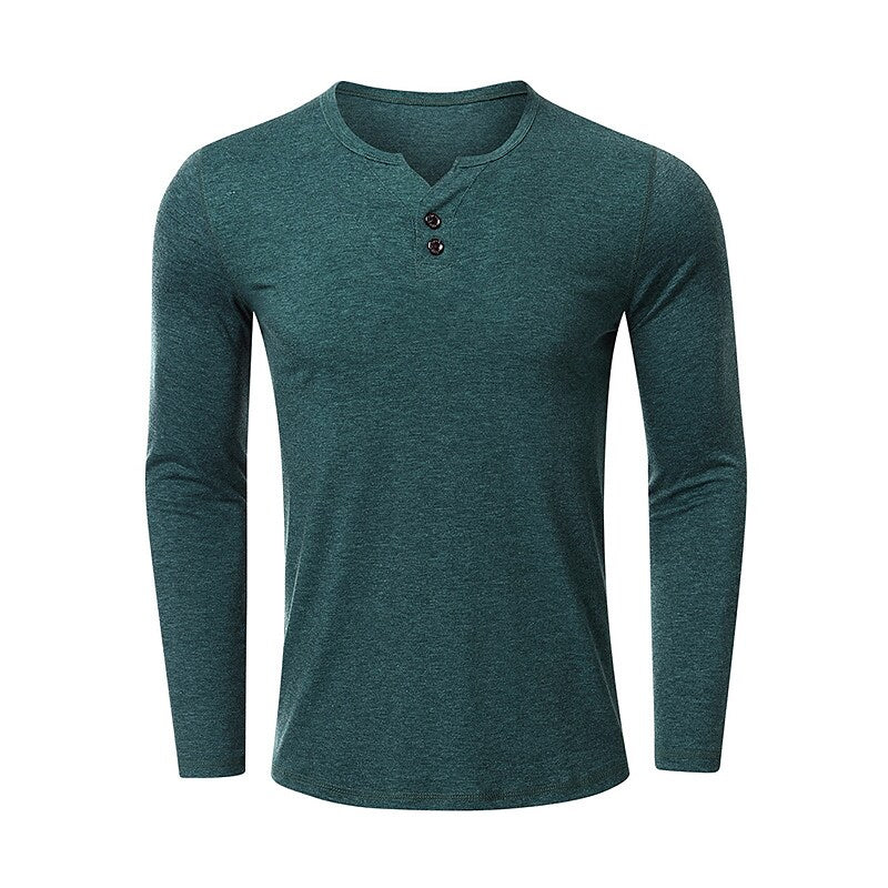 Robert Solid Color Long Sleeve T-shirt