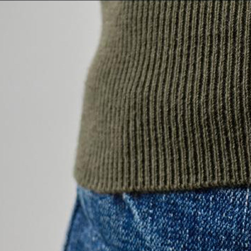 Men's Solid Textured Crew Neck Rib Knit Short Sleeve T-Shirt