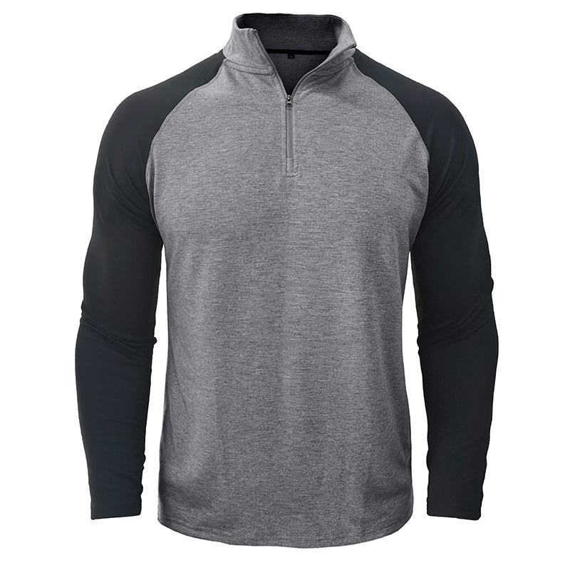 Men's Basic Casual Color Block Hoodie
