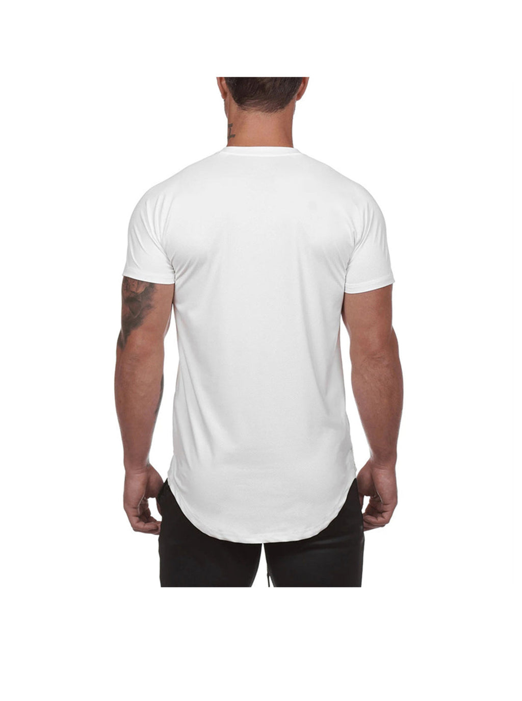 Miguel Solid Color Crew Neck T-shirt