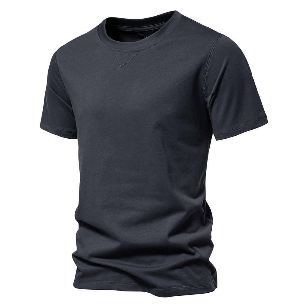 Men's Cotton Round Neck Short Sleeve T-Shirt