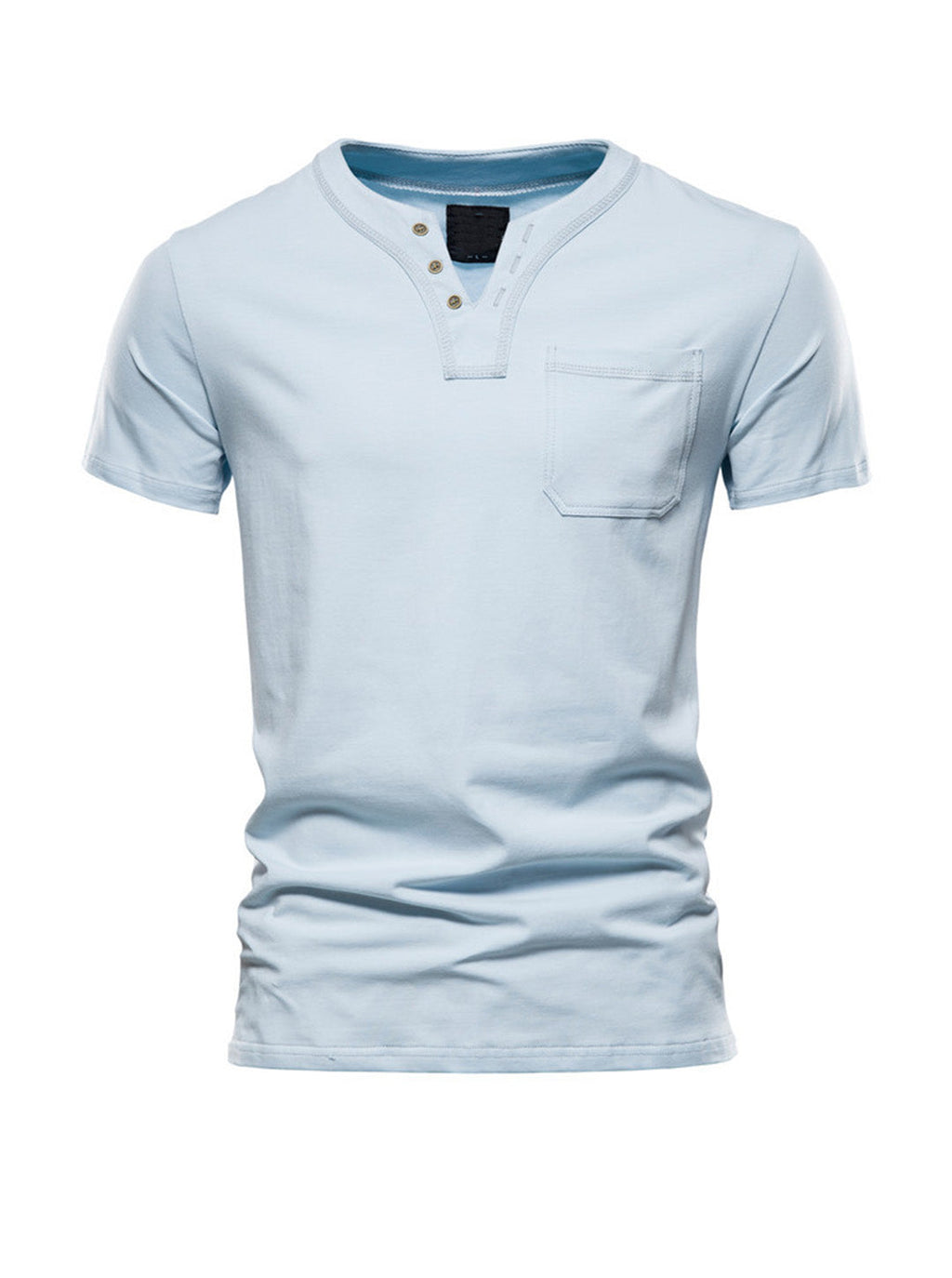 Men's Simple V-Neck Casual T-shirt
