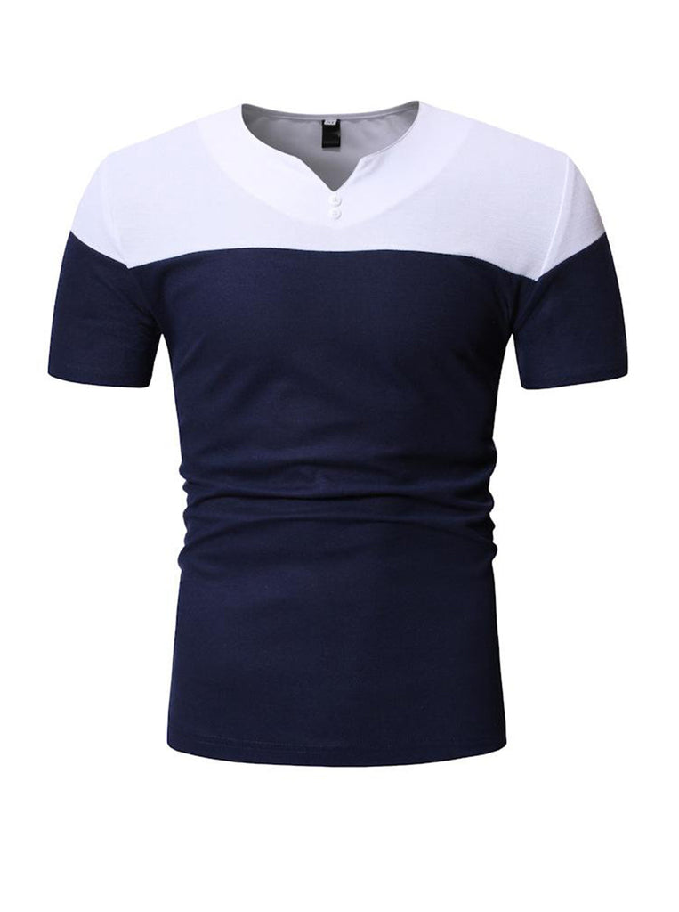 Brandon Color Block Short-sleeved T-shirt