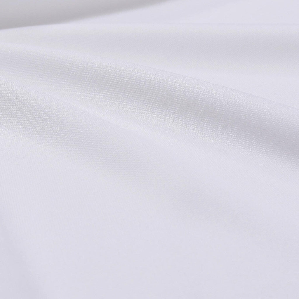 Men's Solid Color Short-sleeved Lengthened Arc Hem T-shirt