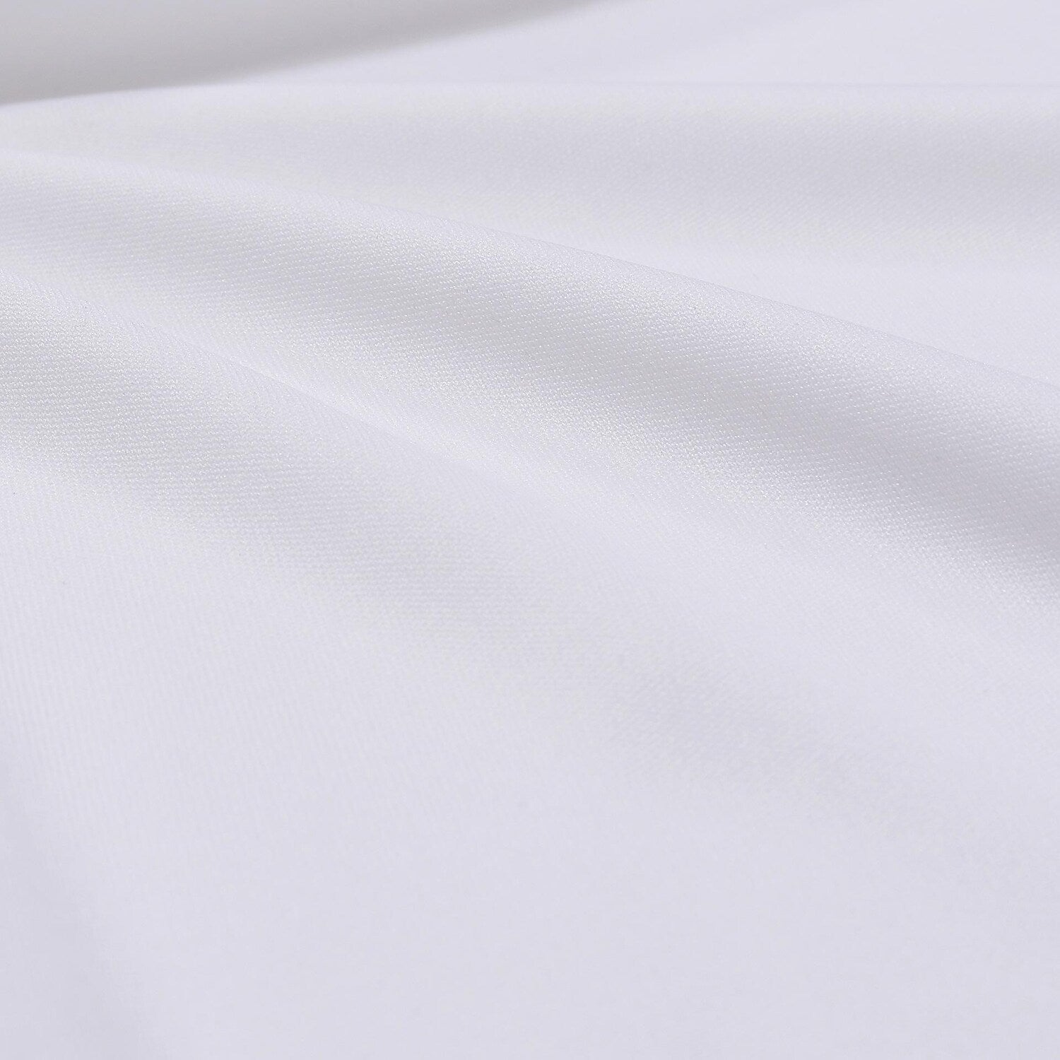 Men's Solid Color Short-sleeved Lengthened Arc Hem T-shirt