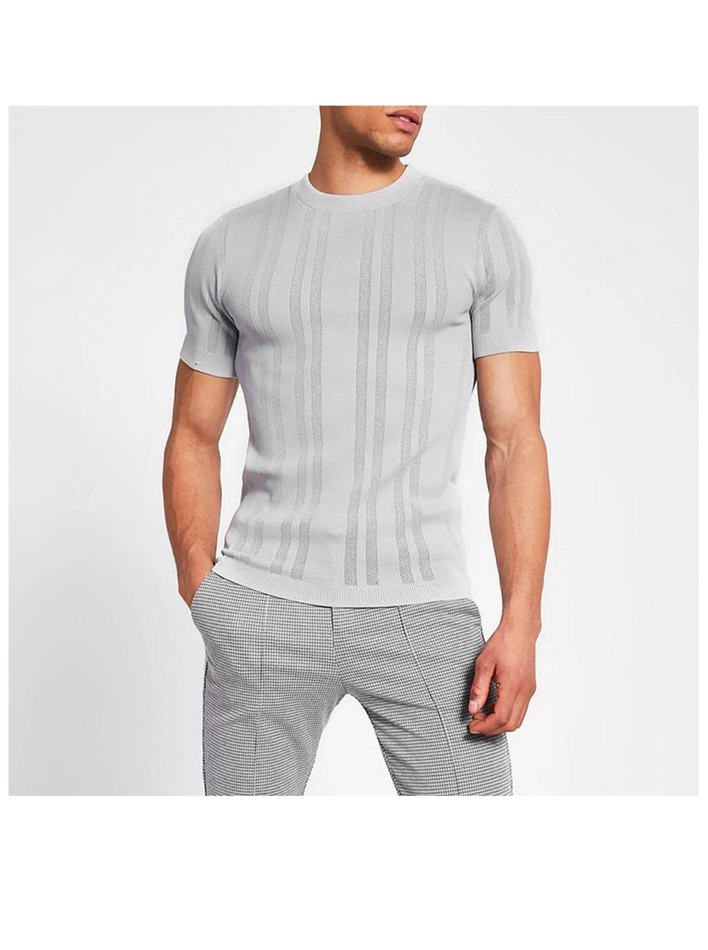 Anthony Knitted Striped T-Shirt