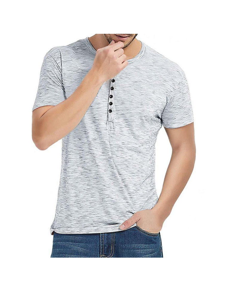 Taylor Jacquard Short-sleeved Casual T-shirt