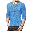 Men's T shirt Solid Color Crew Neck