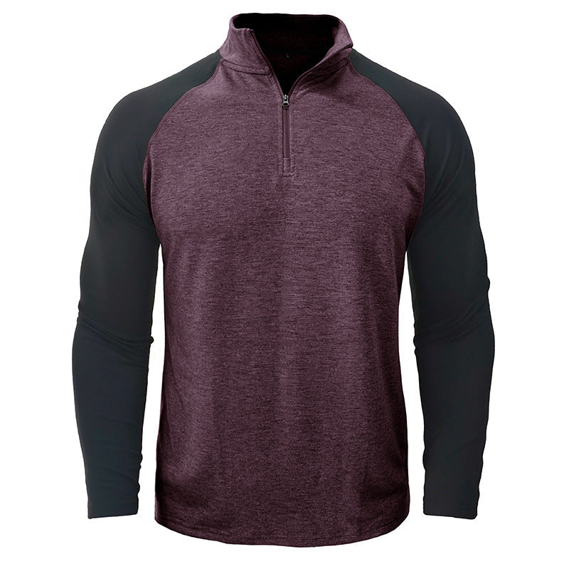 Men's Basic Casual Color Block Hoodie