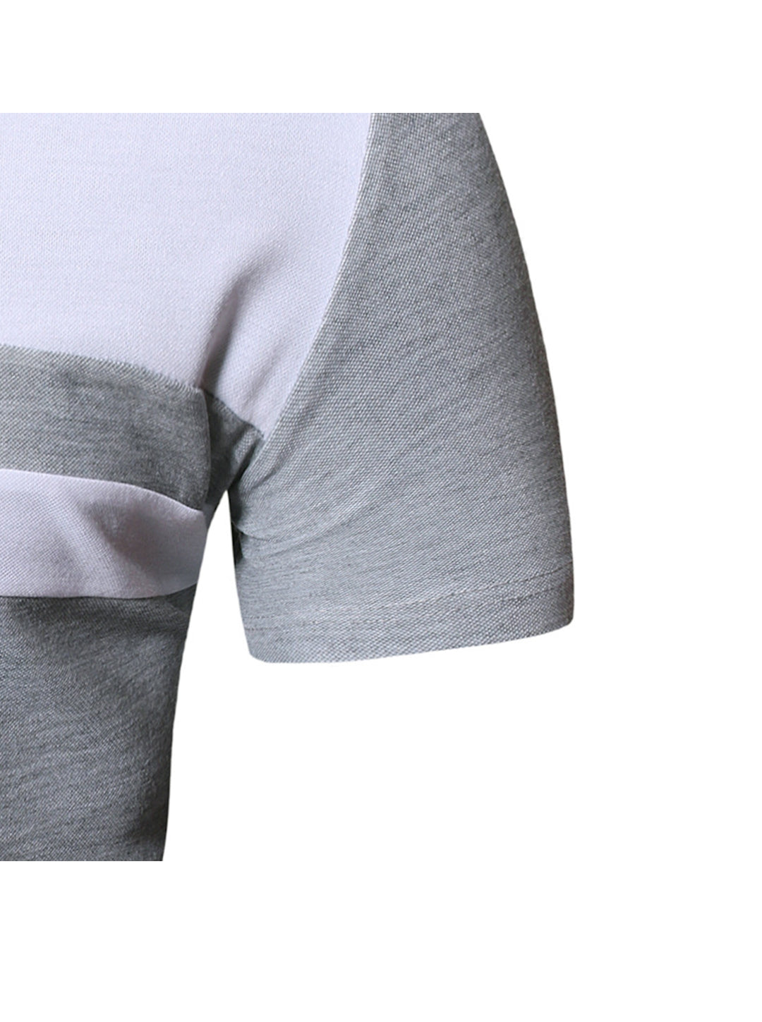 Kenney Color Block V Neck Casual T-shirt