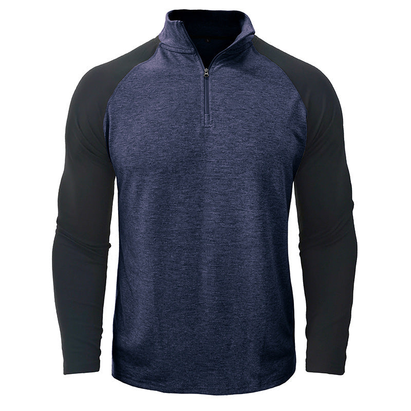 Men's Basic Casual Color Block Hoodie