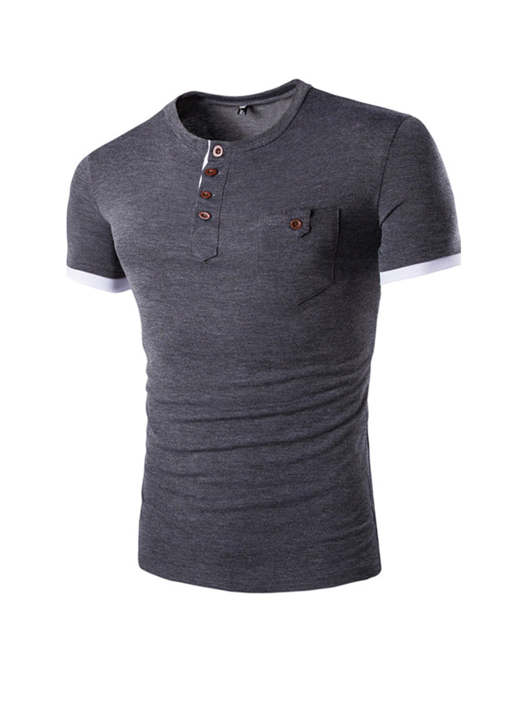 Brian Henry Collar Short-sleeved T-shirt