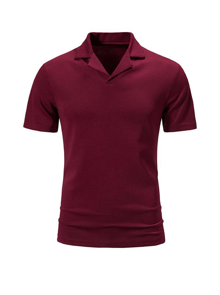 Campbell Lapel Short-sleeved T-shirt