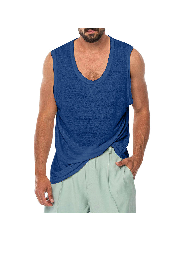Virgil Cationic Fabric Crew Neck Vest