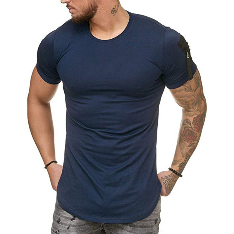 Wesley Zipper Detail Short-sleeved T-shirt