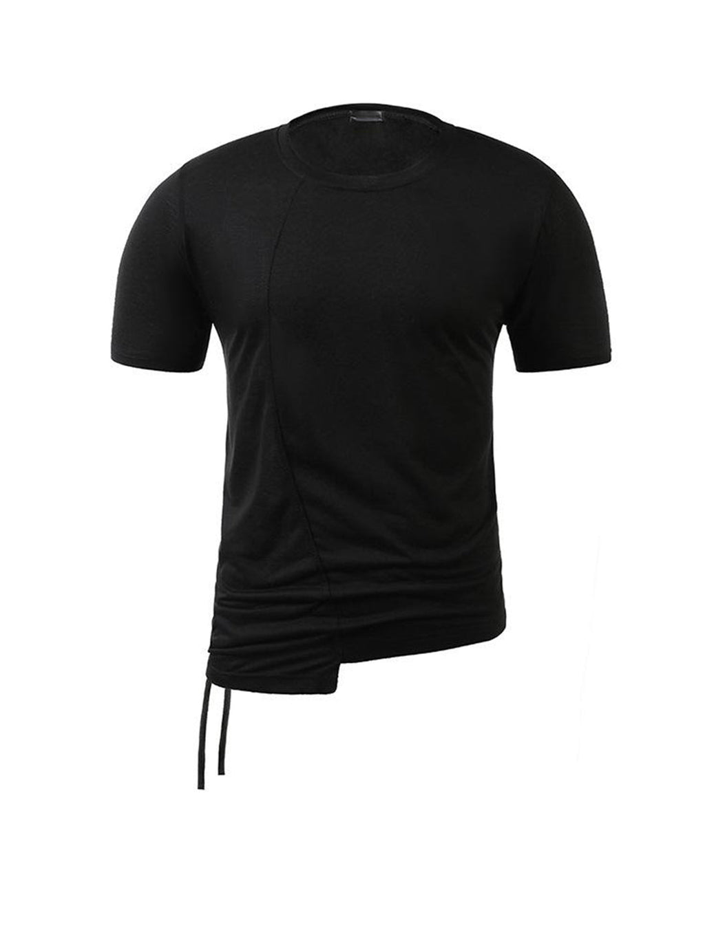Leonard Cut Design Irregular Hem Short-sleeved T-shirt