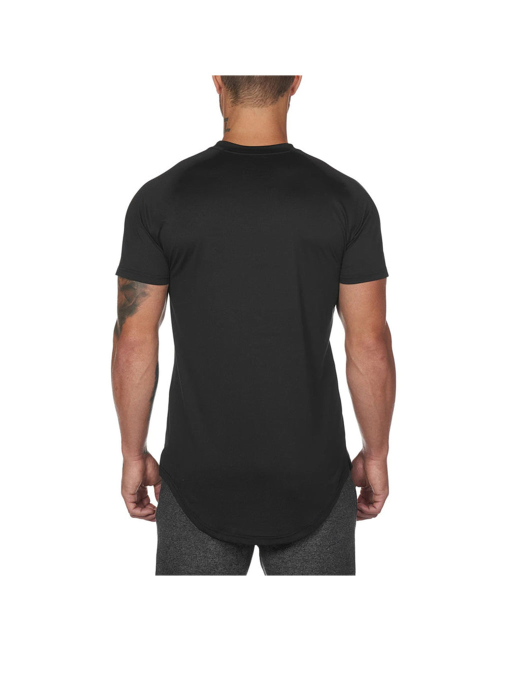 Miguel Solid Color Crew Neck T-shirt