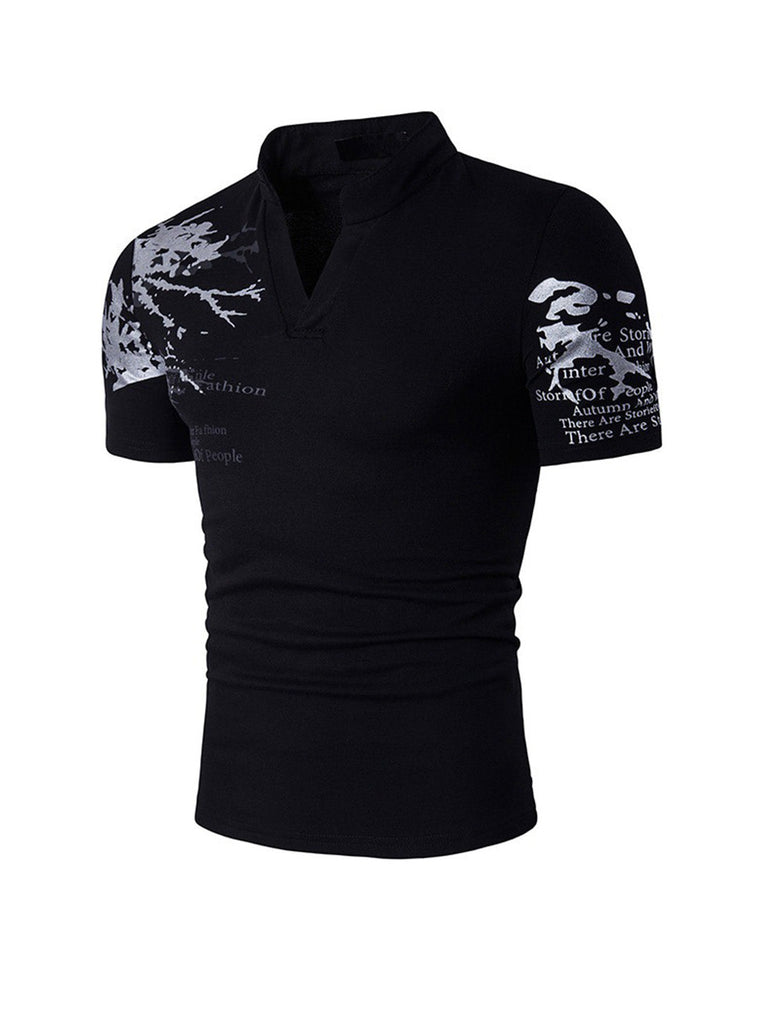 Wilbert Stand Collar T-shirt