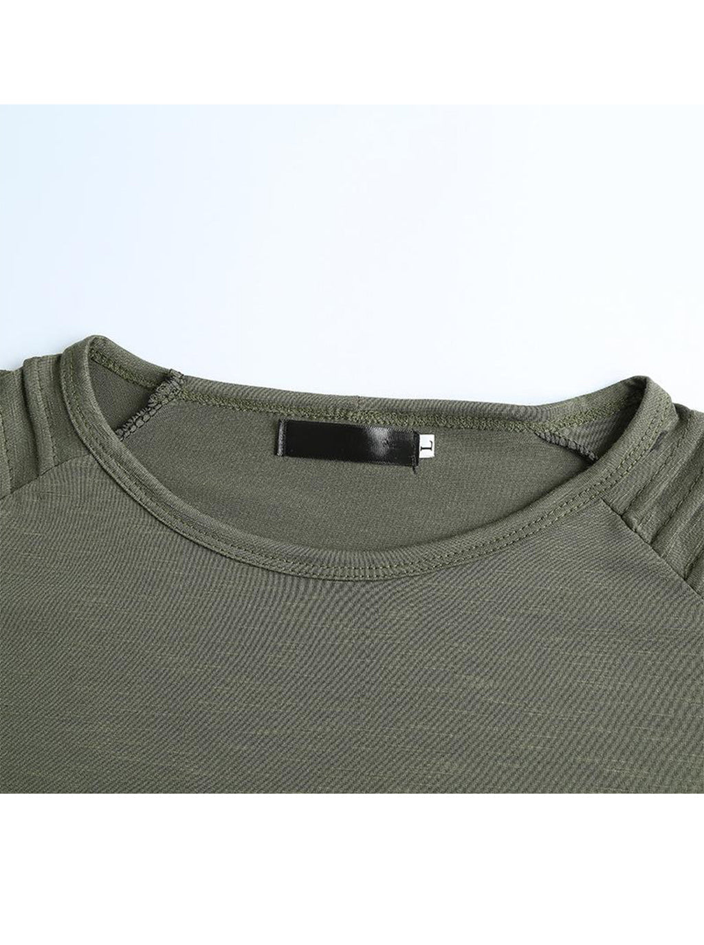 Halter Raglan Sleeves Short Sleeve T-shirt