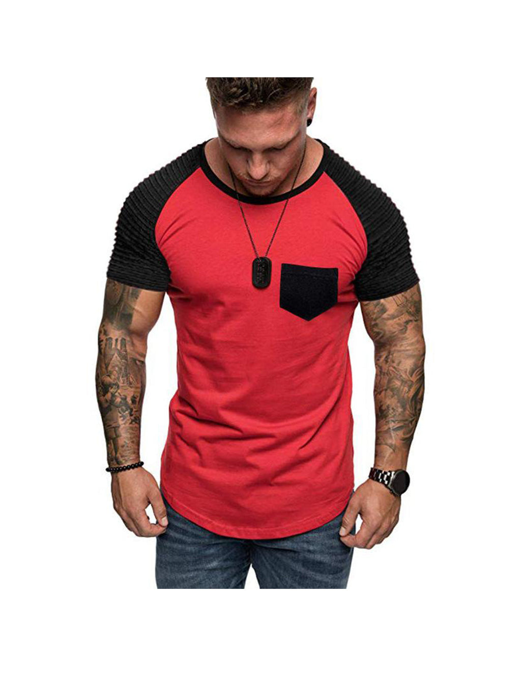 William Round Neck Raglan Sleeves T-shirt