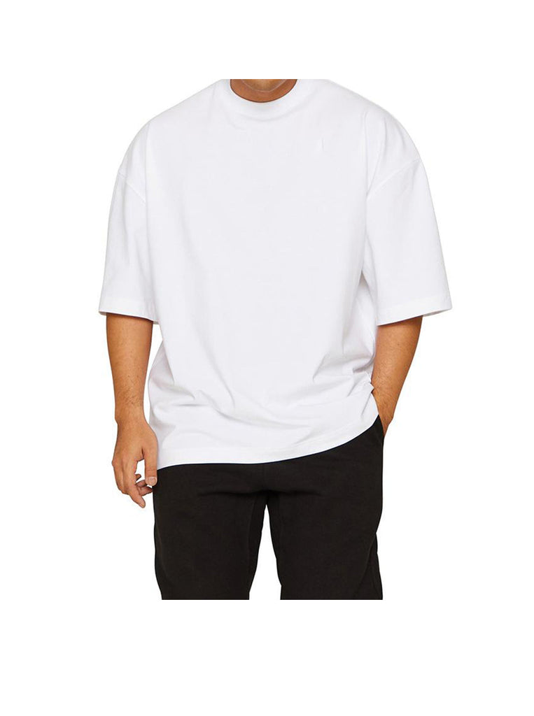 Rogers Solid Color Cotton Oversize Short-sleeved T-shirt