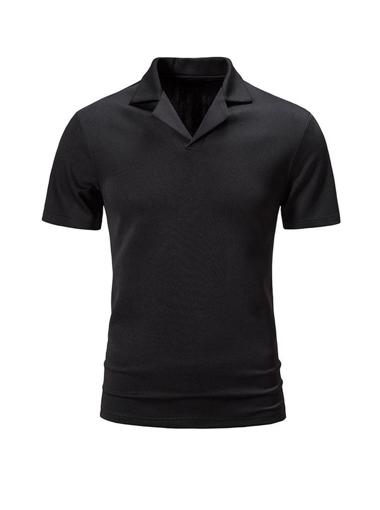 Campbell Lapel Short-sleeved T-shirt