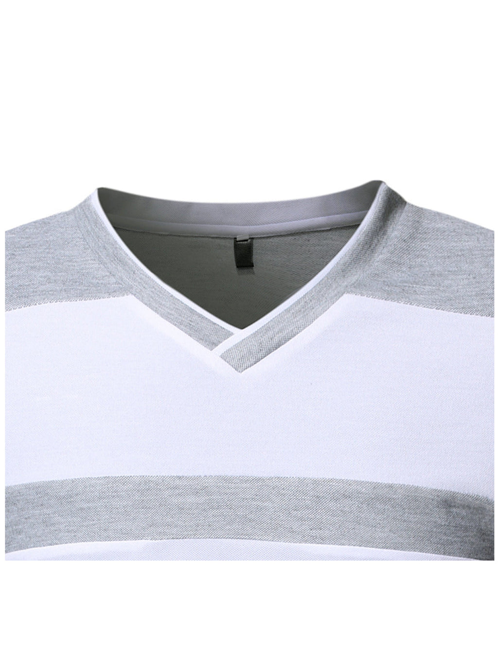 Kenney Color Block V Neck Casual T-shirt