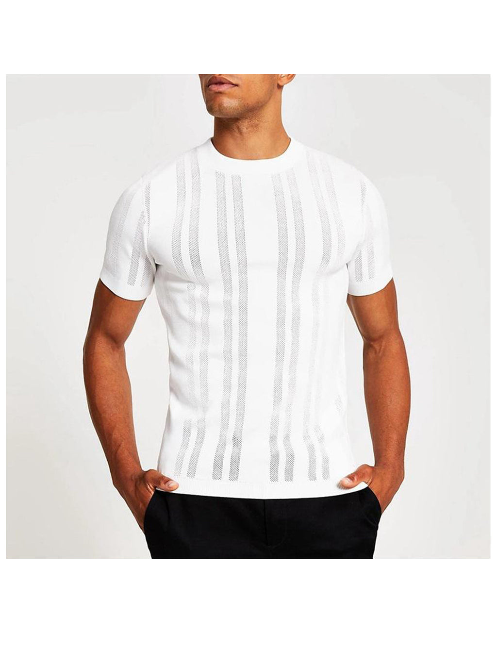 Anthony Knitted Striped T-Shirt