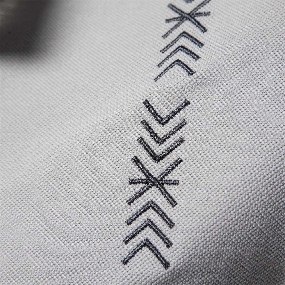 Men's Solid Casual Short Sleeve Lapel Golf Shirt