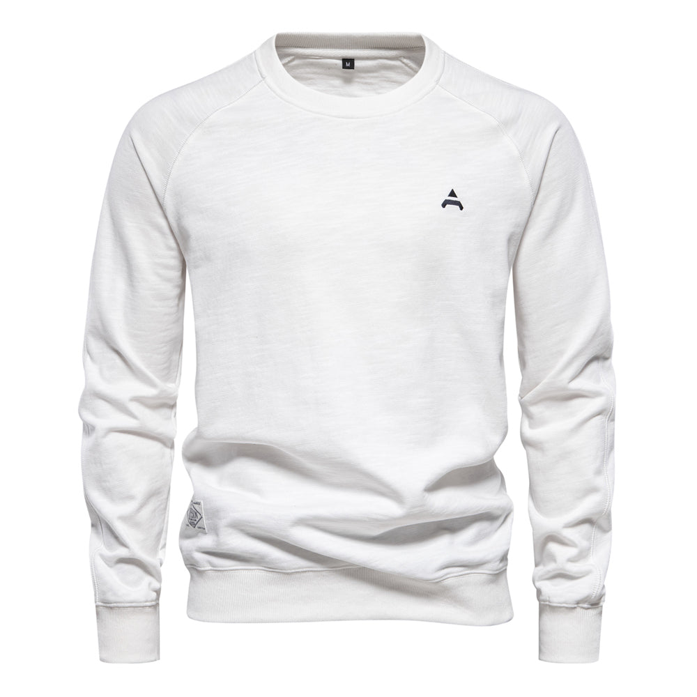 Men's Casual Graphic Design Crew Neck Sweatshirt
