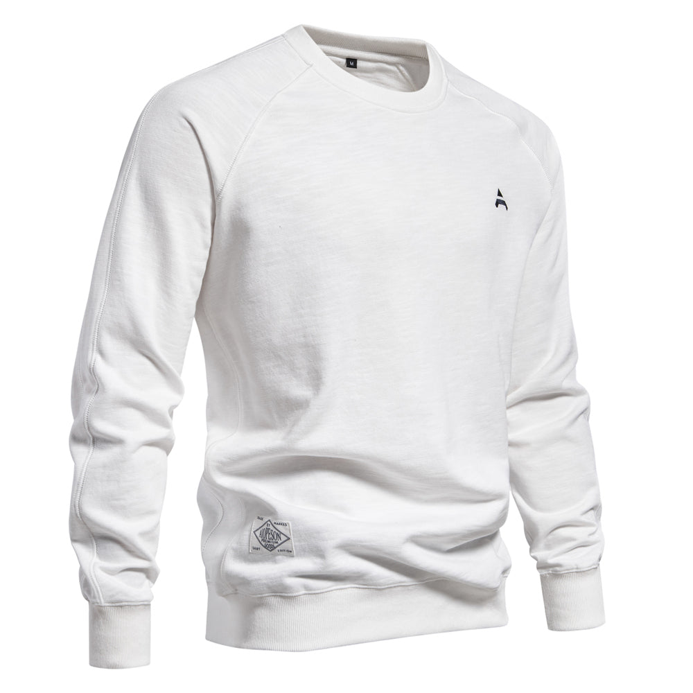 Men's Casual Graphic Design Crew Neck Sweatshirt