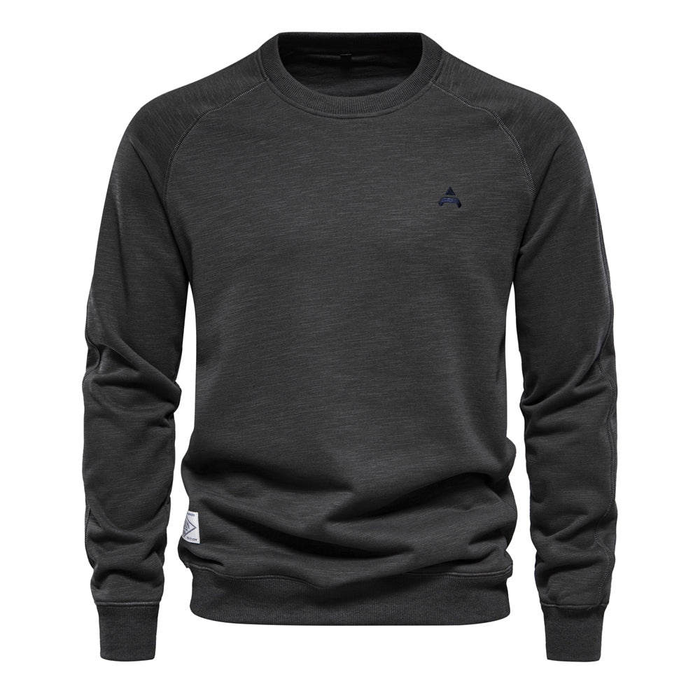 Men's Casual Graphic Design Crew Neck Sweatshirt
