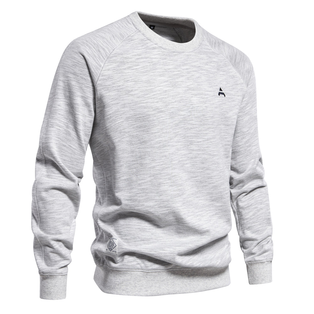 Men's Casual Graphic Design Crew Neck Sweatshirt