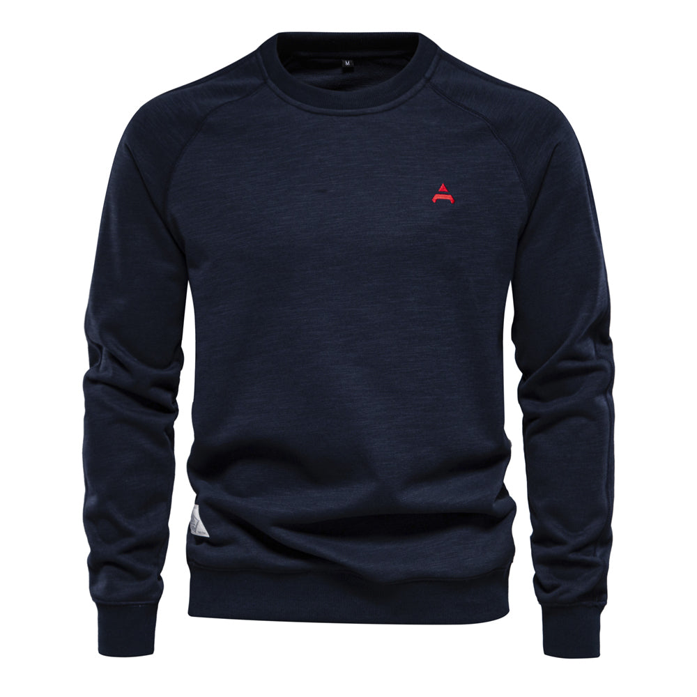 Men's Casual Graphic Design Crew Neck Sweatshirt