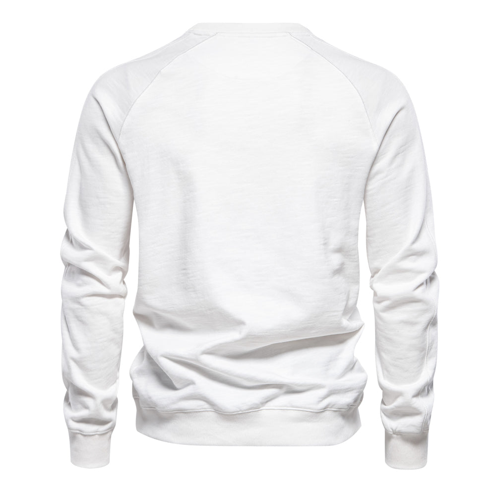 Men's Casual Graphic Design Crew Neck Sweatshirt