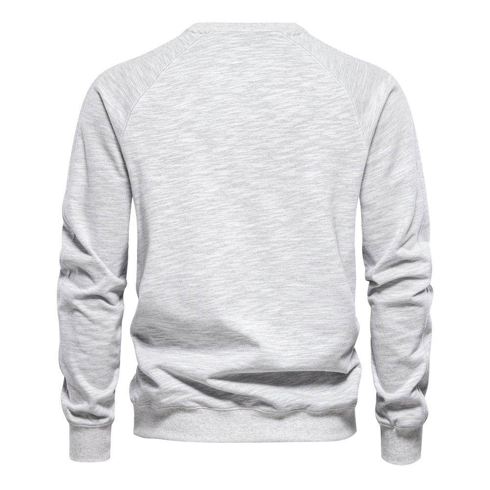 Men's Casual Graphic Design Crew Neck Sweatshirt