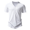 Men's Classic Short Sleeve Henley T-Shirt
