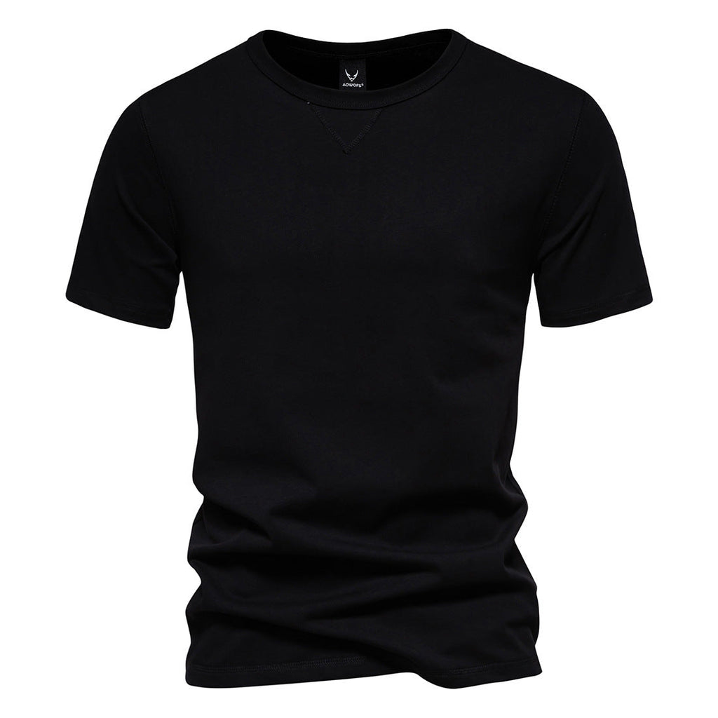 Men's Cotton Round Neck Short Sleeve T-Shirt