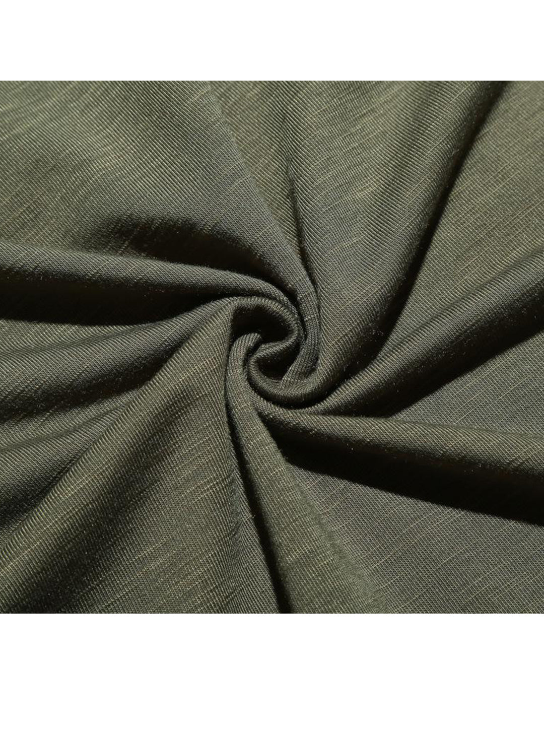Men's Textured Solid Color High Quality Crew Neck T-shirt Soft Breathable