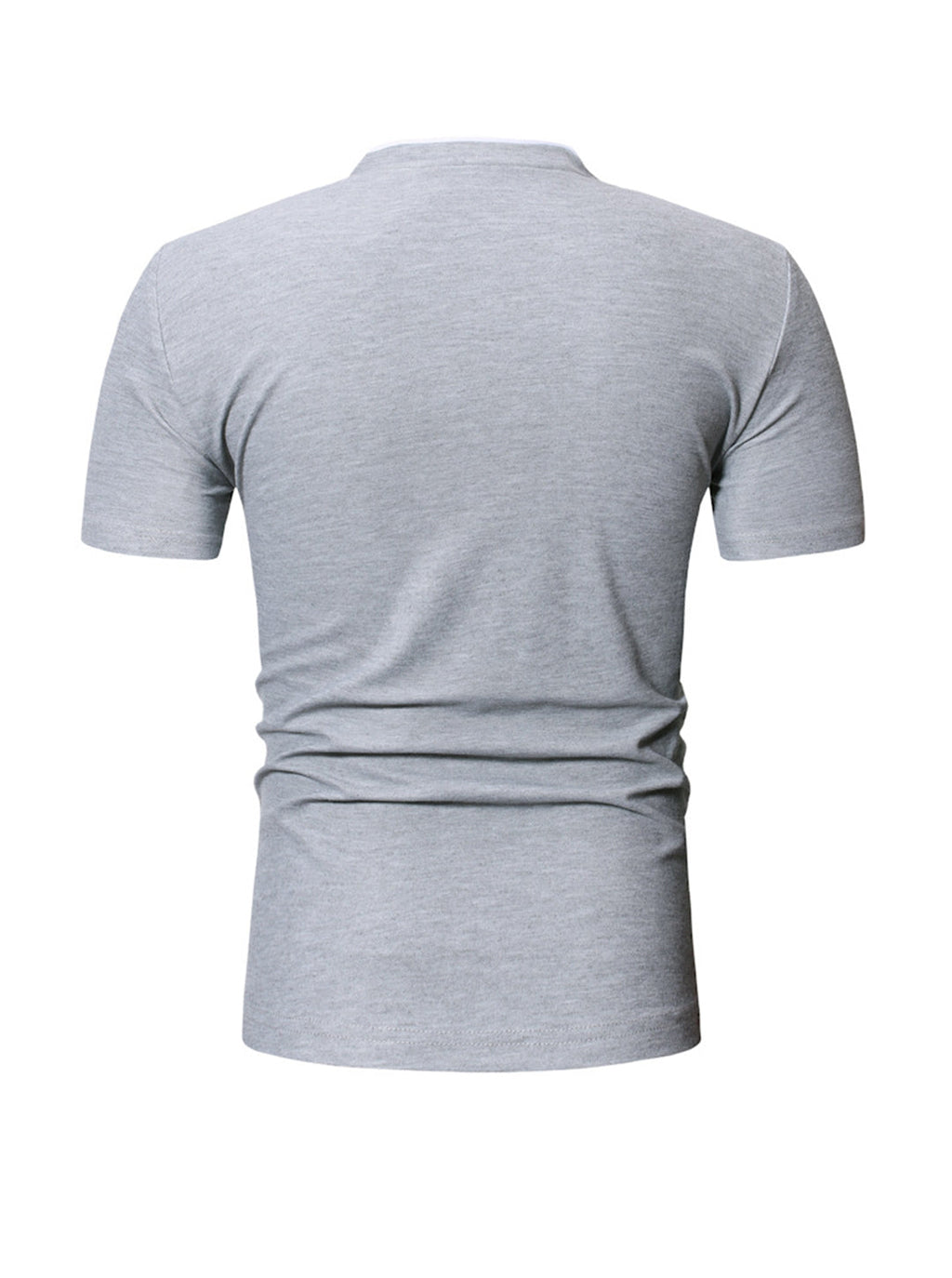 Kenney Color Block V Neck Casual T-shirt