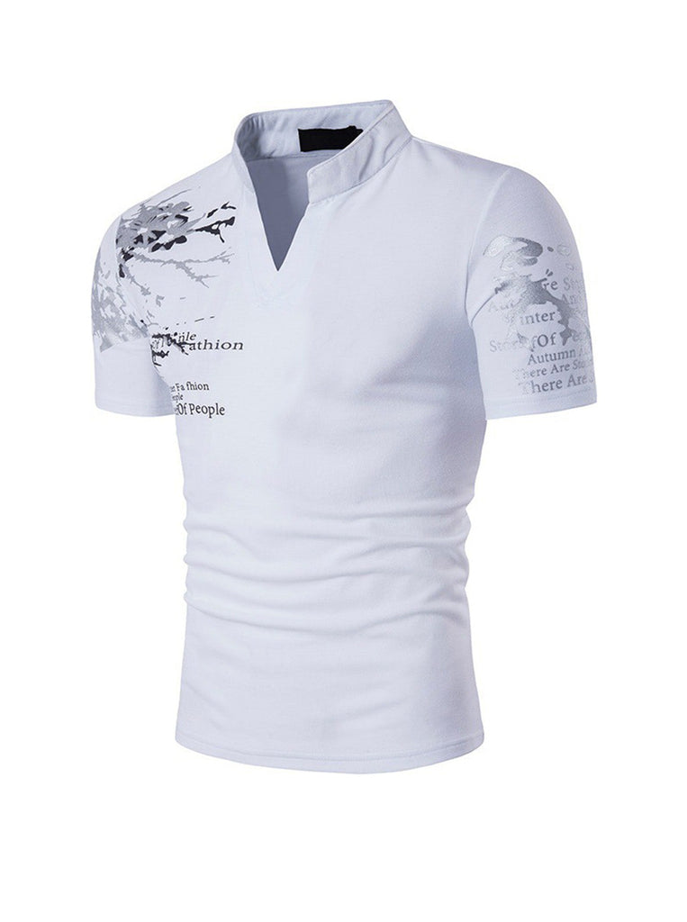 Wilbert Stand Collar T-shirt