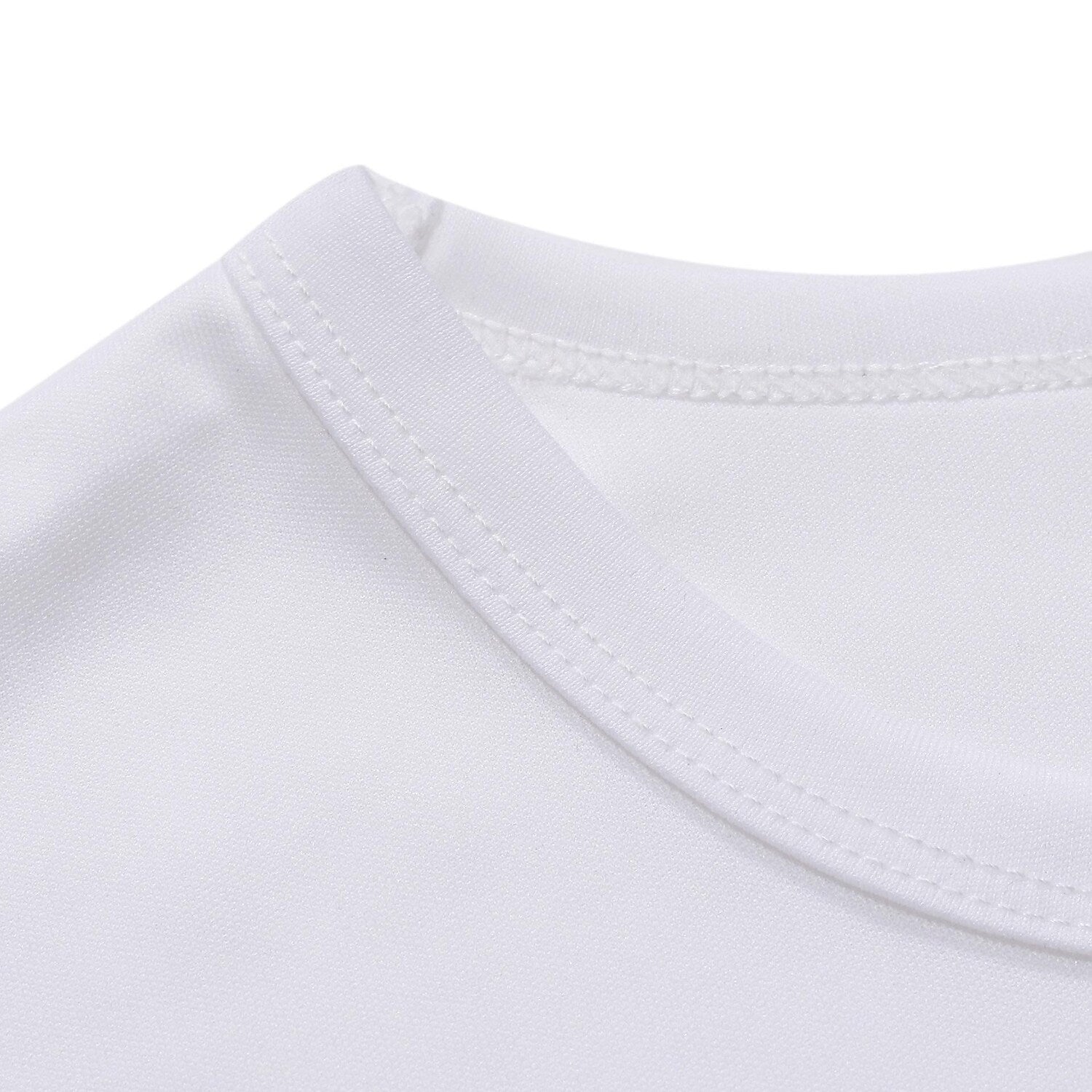 Men's Solid Color Short-sleeved Lengthened Arc Hem T-shirt