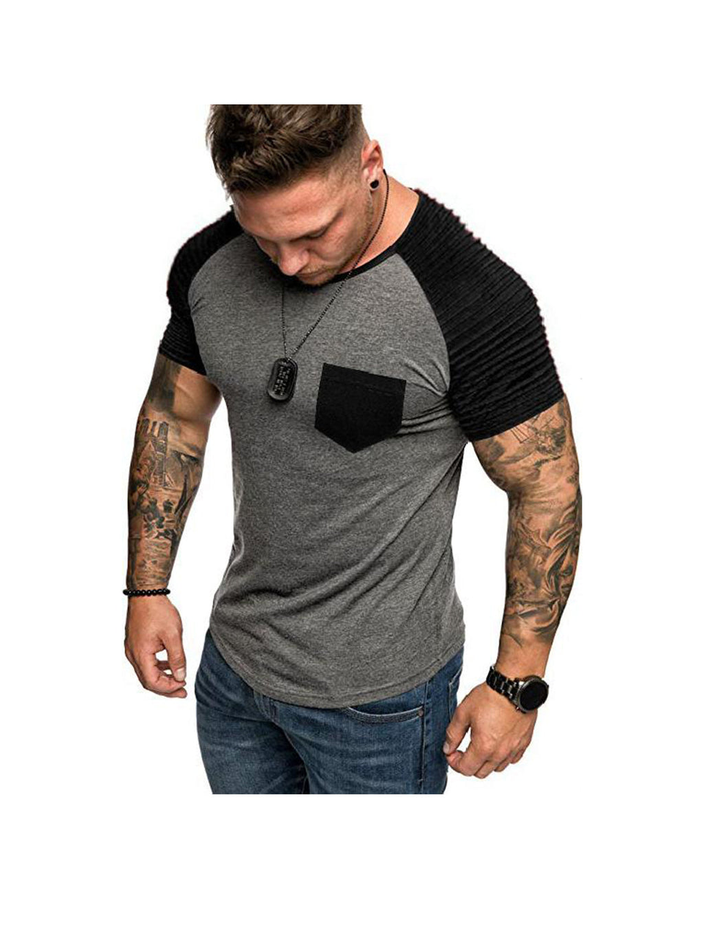 William Round Neck Raglan Sleeves T-shirt