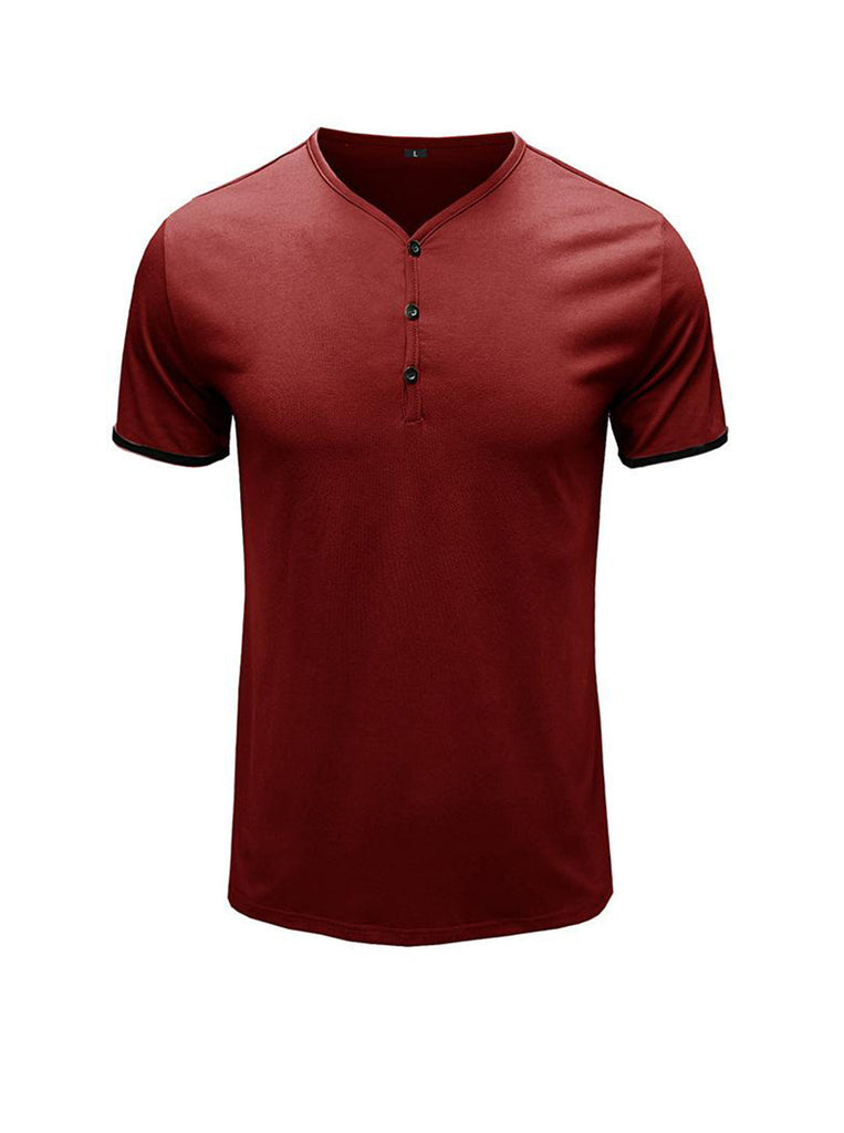 Darren Solid Color T-Shirt