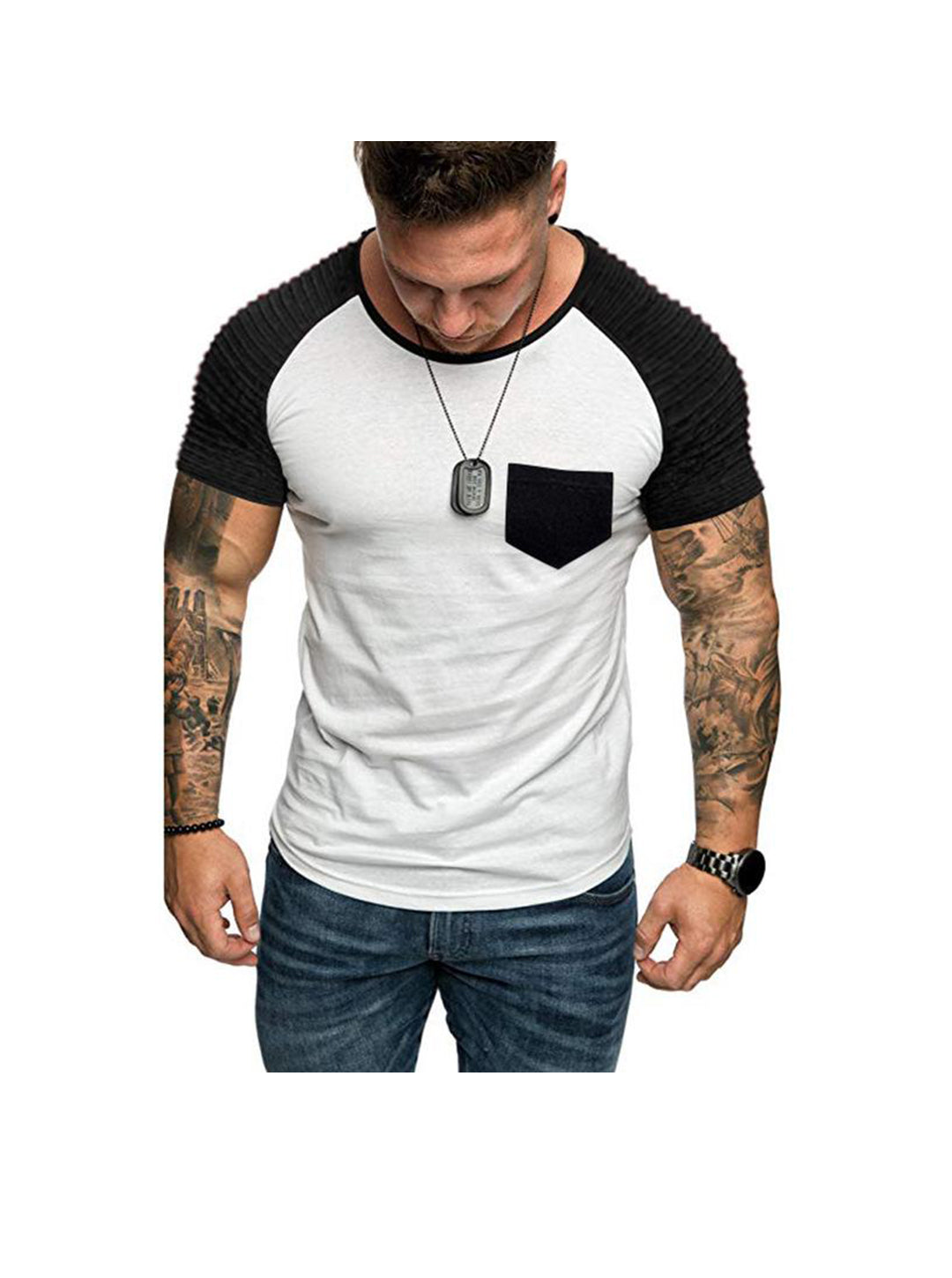 William Round Neck Raglan Sleeves T-shirt